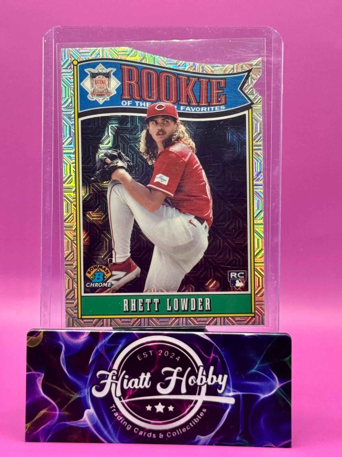 2025 Bowman Chrome - Rhett Lowder #ROY-11 - ROY Favorites - Mojo
