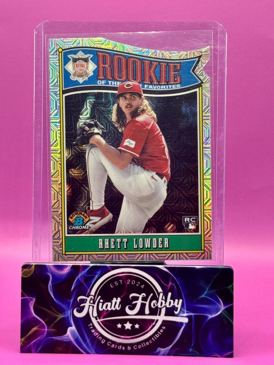 2025 Bowman Chrome - Rhett Lowder #ROY-11 - ROY Favorites - Mojo