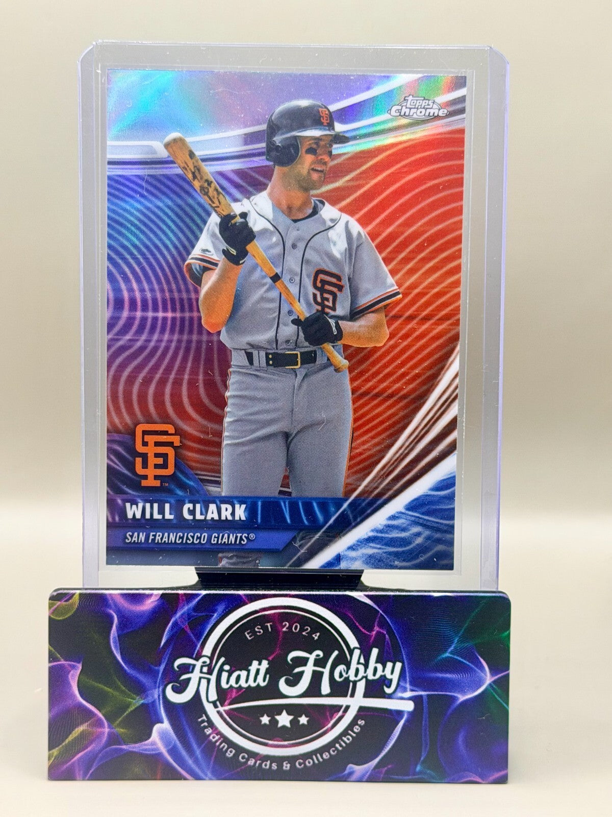 2026 Topps Chrome - #RVA-9 Will Clark - Chrome Rivals - Away