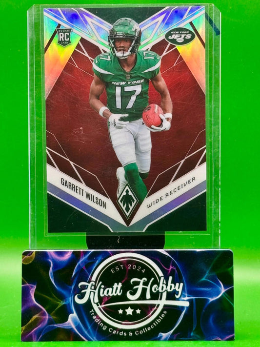 2022 Panini Phoenix - Rookies Garrett Wilson #106 - Red Prizm /250 (RC)