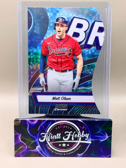 2024 Topps Stadium Club - #TRI-10 Matt Olson - Triumvirates