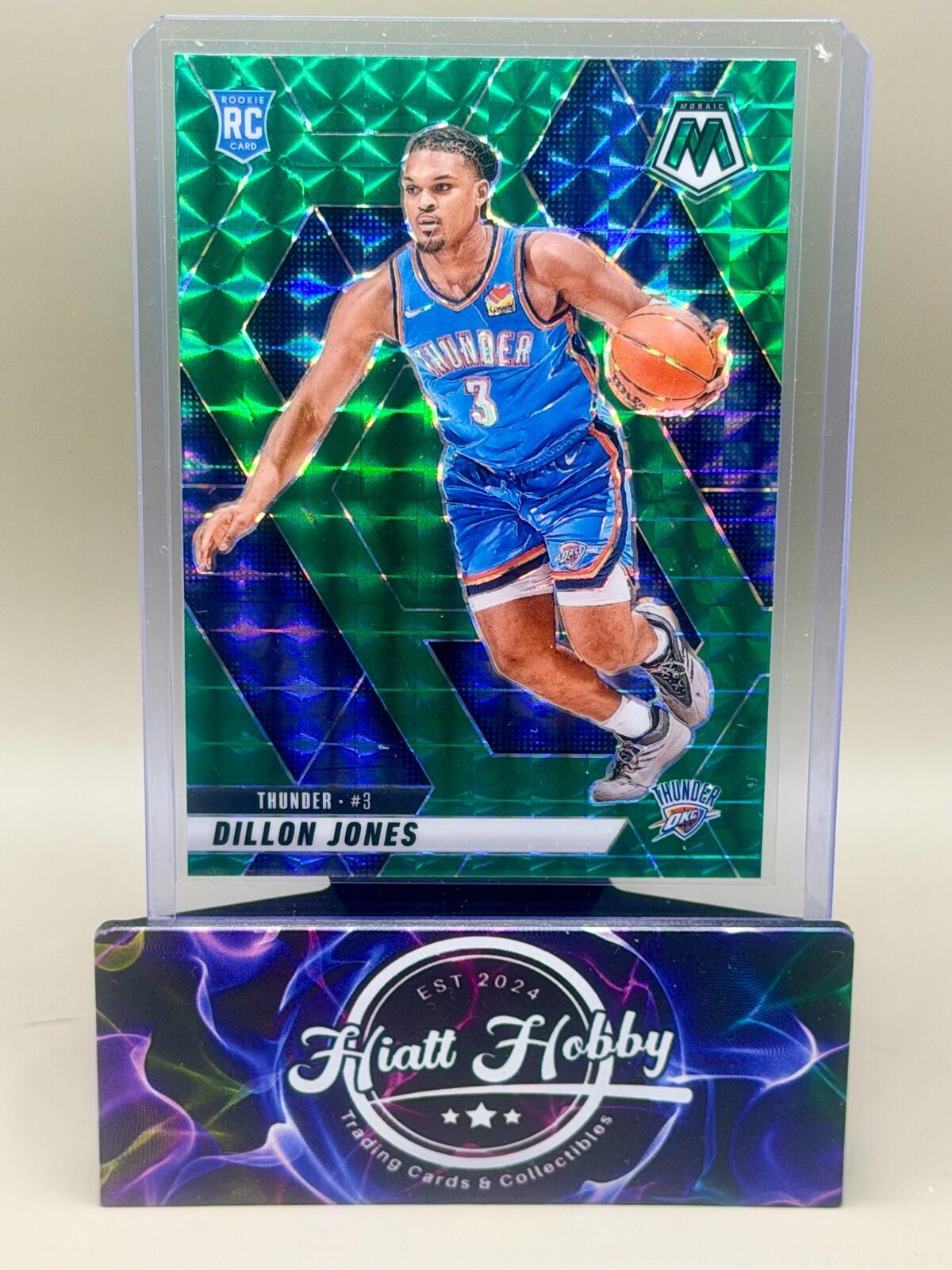 2024-25 Panini Mosaic Basketball - #224 Dillon Jones - Green Mosaic