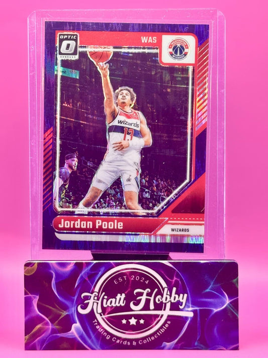 2024-25 Panini Donruss Optic - Jordan Poole #192 - Purple Shock Prizm