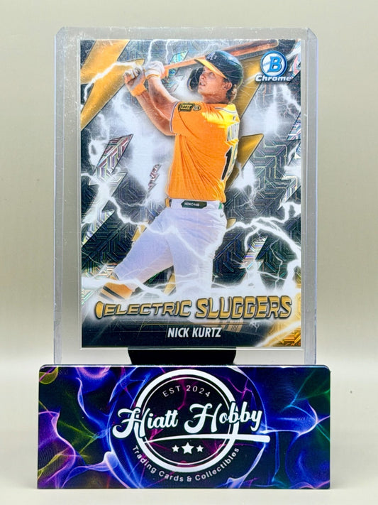 2026 Bowman Chrome Baseball - #ES-22 Nick Kurtz - Electic Sluggers - Mojo