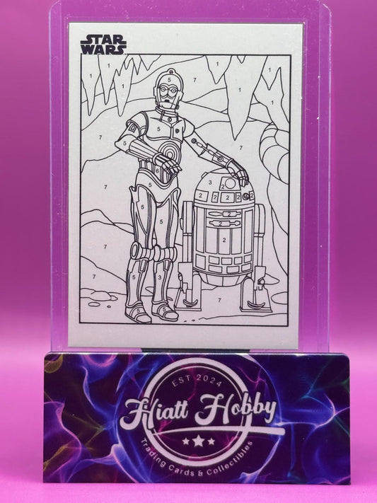 2025 Topps Chrome Star Wars - C-3PO & R2-D2 #CP-21 - By the Number